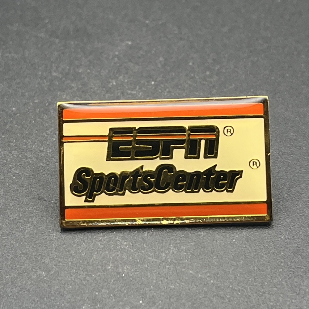 ESPN Logo SportsCenter Network TV‎ Channel Lapel Hat Pin